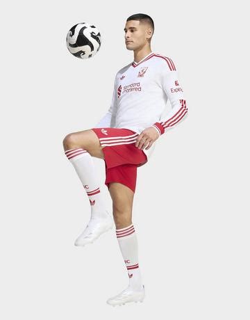 White adidas Liverpool Fc 26/27 Away Authentic Jersey Longsleeve - JD ...