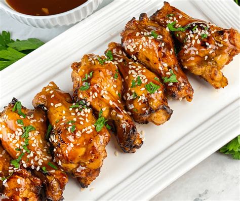 easy air fryer chicken teriyaki wings