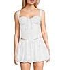 Nia Averie Corset Sweetheart Neck Coordinating Tank Top Dillard S