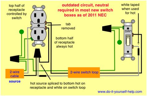 How To Wire A Plug Switch Combo Diagram Eaton Switch Outlet