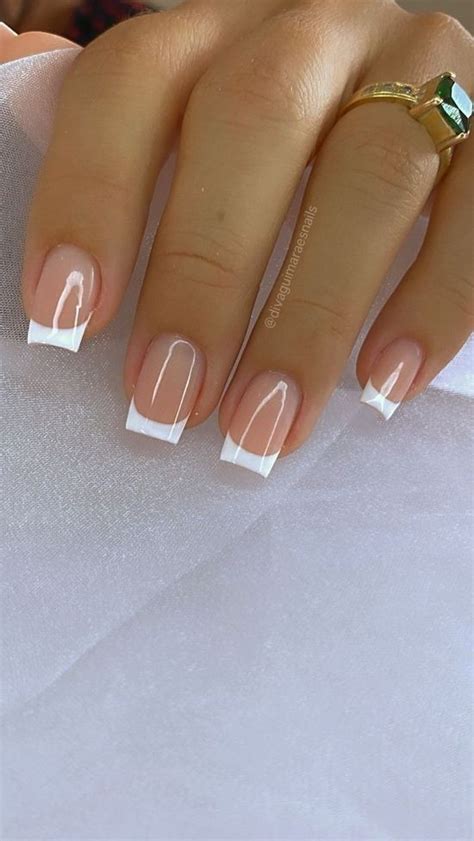 Pin by Zöö on Meine Shuffles White tip acrylic nails Fancy nails