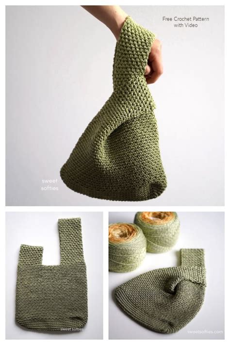 Crochet Japanese Knot Bag Free Crochet Pattern