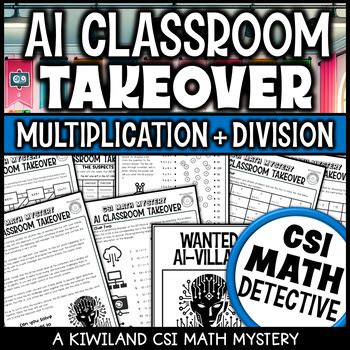 Csi Math Mystery Multiplication And Division Rd Th Th Grade