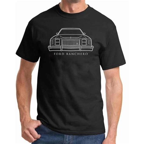 ford ranchero truck front  design tshirt  colors