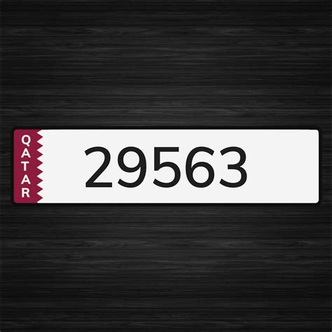 Doha Car Plates 5 Digit Number 92851000 Mzad Qatar