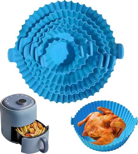 Moule Silicone Air Fryer Pot En Silicone Pour Friteuse Air Pi Ces