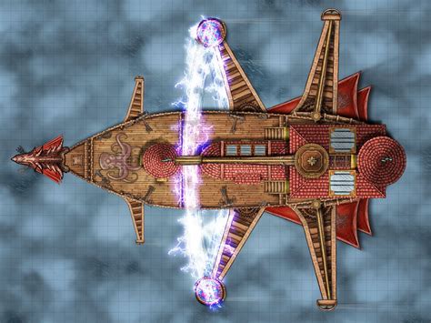 Spelljammer Lyrandar Airship Inkarnate Create Fantasy Maps Online