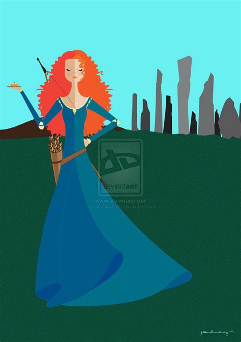 Origami Merida Disney Fan Art Disney Brave Disney Princess Merida