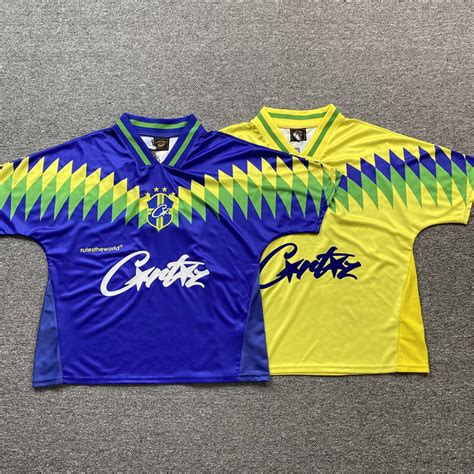 Corteiz Brazil Jersey Crtz Club America Football Shirt