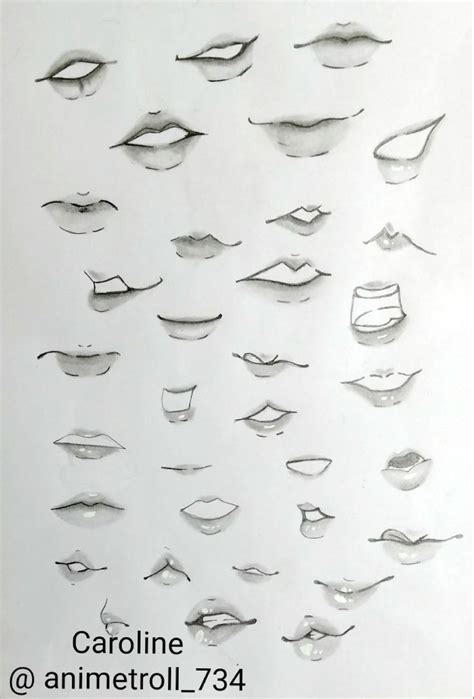 Pin By Fenice Q On Bases Lips Drawing Mouth Drawing Lips Sketch