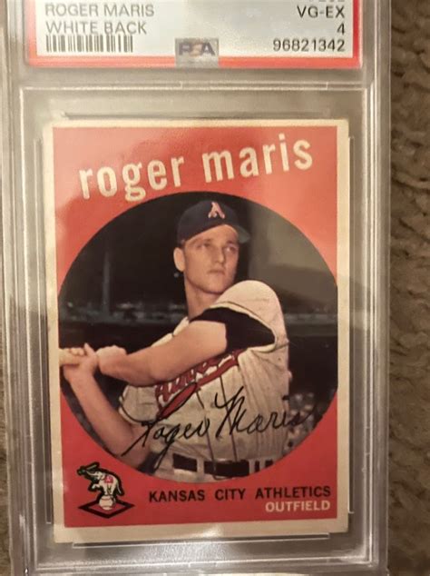 Psa Topps Roger Maris Ebay