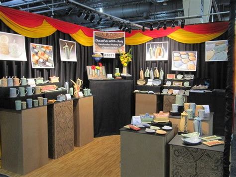 Pottery By Charan Sachar Buyers Market Of American Crafts Booth Setup