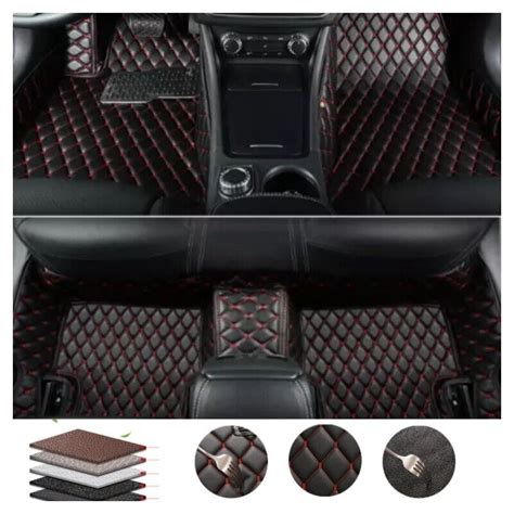 For Porsche Car Floor Mats Carpet Fit All Models Waterproof Leather All