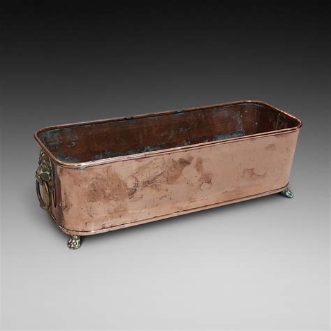 Victorian Copper Planter Trough