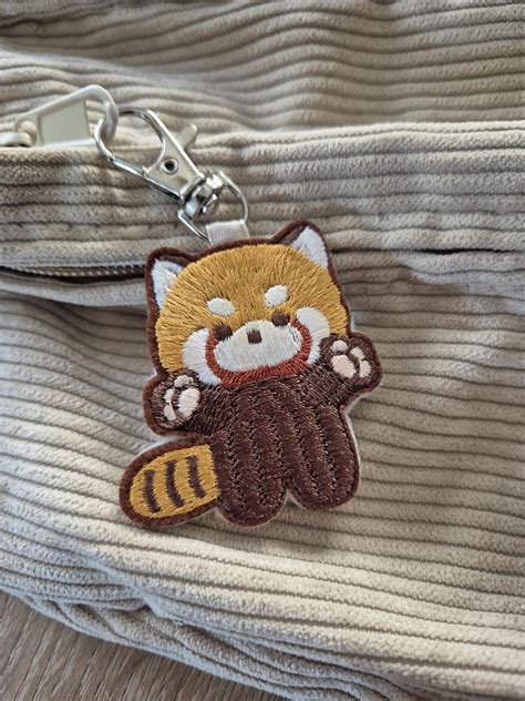 Red Panda Bag Charm Bag Charm Gift For Her Red Panda Bag Charm Etsy