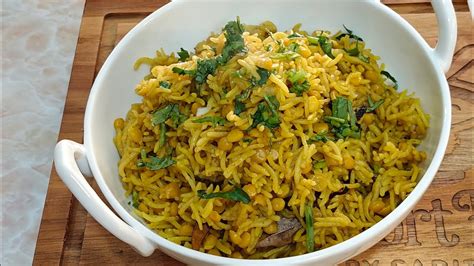 Chana Dal Pulao Comfort Food One Pot Meal Protein Rich Recipe