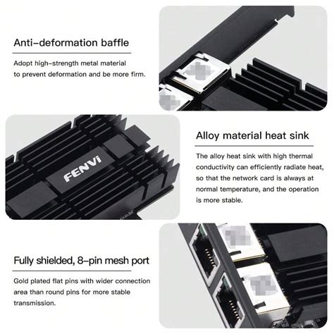 Fenvi Gbps Pci Express Network Adapter Rj To Pcie Card With Intel