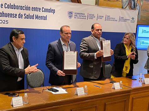 Firma Convenio Conalep Y El Instituto De Salud Mental Noticias