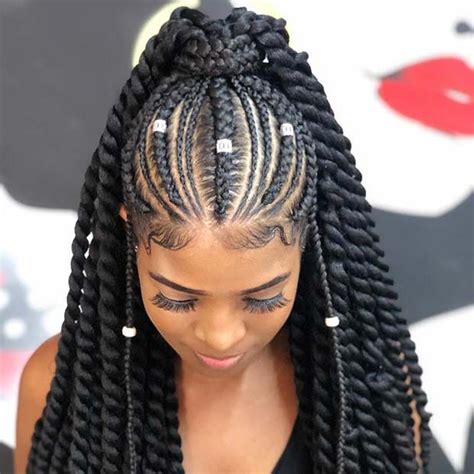 43 Eye Catching Twist Braids Hairstyles For Black Hair Belle Coiffure