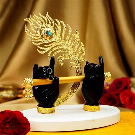 Buy Ekhasa Lord Krishna Hands With Flute Idol Krishna Flute Hand