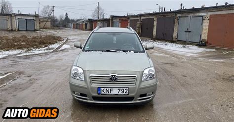 Toyota Avensis D D M Skelbimas Autogidas