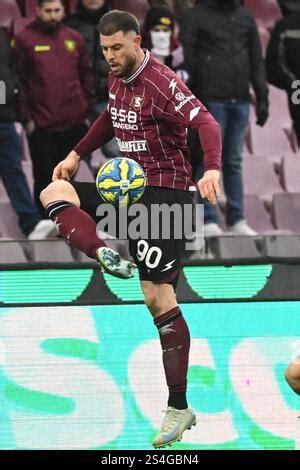 Alberto Cerri Of Us Salernitana Look At During The Serie B Bkt