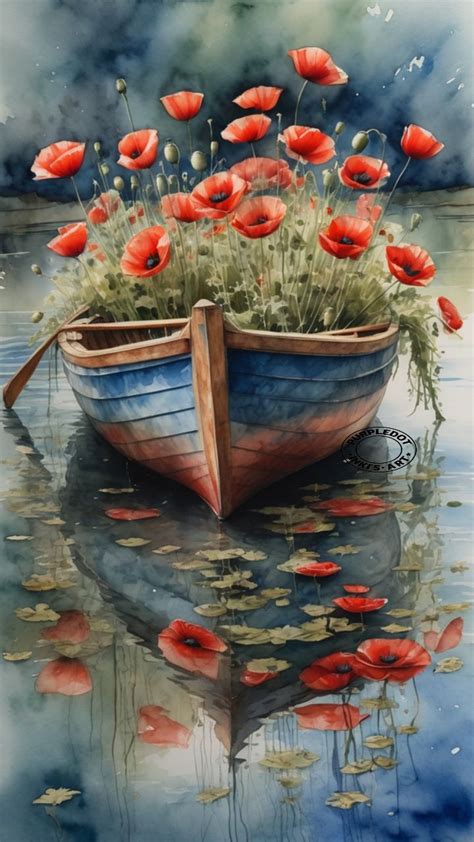 Pin By Shannon Shreeve On A Poppies Flower Painting Canvas Acrylic