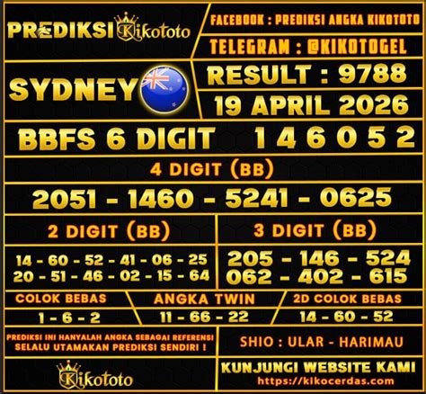 prediksi sydney minggu chandu 2