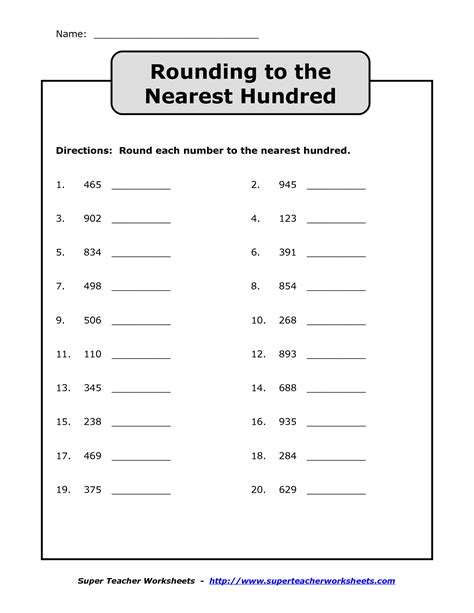 Rounding To The Nearest Thousands