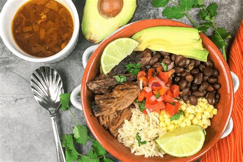 easy pork carnitas burrito bowls recipe