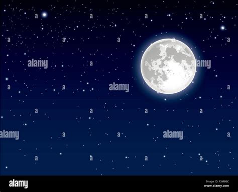 Full moon night starry hi-res stock photography and images - Alamy 
