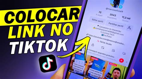 Como Colocar Link No Tiktok Super F Cil Youtube