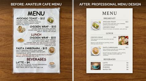 creative menu design ideas  cafe owners