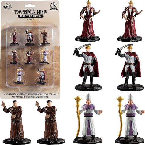 Townsfolk Mini Fantasy Figures Nobility Class Pc Hand Painted Non