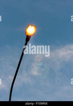 Street Lamp And A Bulb In The Sky Arrecife Teguise Lanzarote Spain