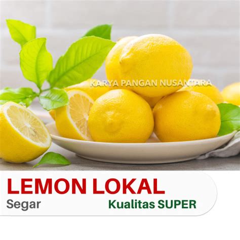 BUAH LEMON SEGAR LEMON LOKAL KUALITAS SUPER JERUK