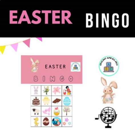 Easter Bingo by WordPlay Circus | TPT 