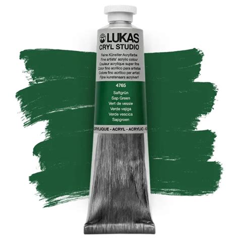 Sap Green Lukas Cryl STUDIO Acrylics 75ml My Art Shop