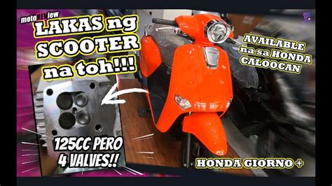 NEW HONDA GIORNO AVAILABLE SA HONDA CALOOCAN L 125CC PERO 4 VALVES L