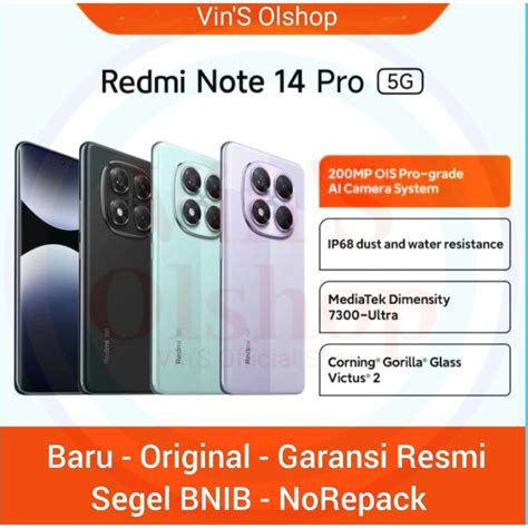 Jual Xiaomi Redmi Note Pro G Nfc Gb Gb Gb Gb Hz