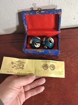 Chinese Flying Dragon Yin And Yang Health Balls Excellent Beautiful In