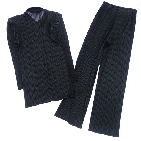 PLEATS PLEASE 痒かっ ISSEY MIYAKE セットアップ トップス