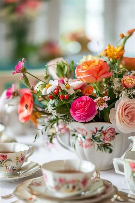 Charming Centerpiece Ideas For Tea Party Elegance Tea Party