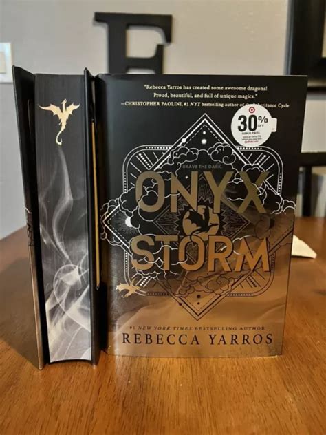 Onyx Storm Target Exclusive Edition By Rebecca Yarros Hardcover