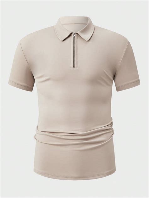 Manfinity Kasua Men S Plain And Simple Daily Polo Set Shein Uk