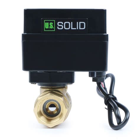 U S Solid Motorized Ball Valve Brass Ball Valve With Standard