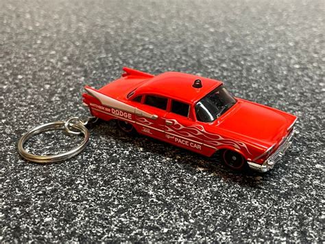 Fits 1959 Dodge Coronet Keychain Red Hot Wheels Matchbox Like EBay