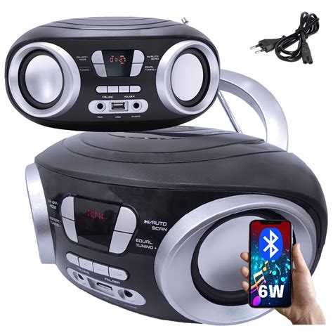 RADIO FM Boombox USB AUX MP3 Radio Kuchenne BT Manta Chilli ... 