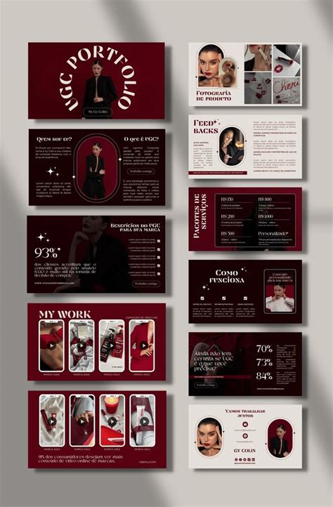 Ugc Portfolio Template Cherry By Gi Colin A Unique And Visually