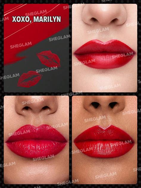 Marilyn Monroe X SHEGLAM The Icon Lipstick Xoxo Marilyn Valentines